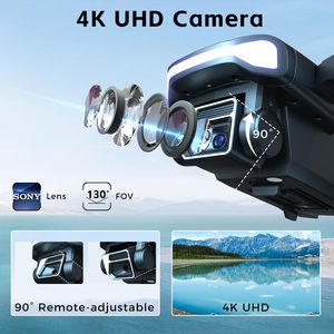 Bền bỉ không chổi than động cơ <span class=keywords><strong>Drone</strong></span> với 84 PHÚT siêu dài thời gian bay <span class=keywords><strong>Drone</strong></span> với 4K HD Camera cho người mới bắt đầu với 3 pin - Product Image 3