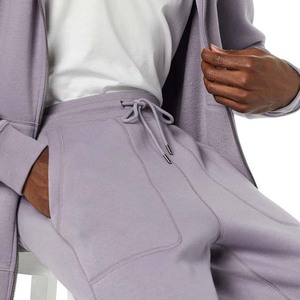 Pantalones Deportivos de Lona para Hombre, Cintura Media con Cordón Ajustable, Color Liso, Estilo Casual, Otoño-Invierno - Product Image 4