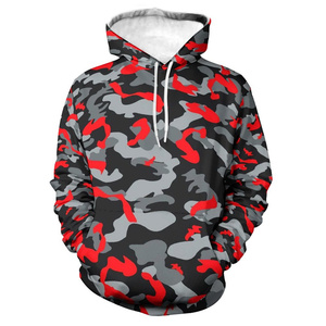 400 GSM Heavy Weight Man's Women's Hoodie Streetwear Jacket Custom Logo Face Pullover All Over Print Hoodie - Product Image 5