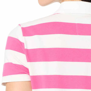 Camiseta de Manga Corta para Mujer, Personalizable con Logotipo, Transpirable, Informal, de Alta Calidad, 220g, Algodón, Secado Rápido, Ligera, con Botones - Product Image 4