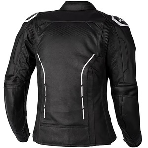 Chaqueta de carreras a prueba de viento de cuero genuino 100% hecha a medida, chaqueta protectora de seguridad para motociclista de invierno - Product Image 4