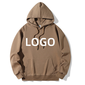 OEM Custom Manufacturers Drop Shoulder 100% Cotton Heavyweight Blank Plain Fleece Oversized <b>Pullover</b> Hoodie for <b>Men</b> - Product Image 4