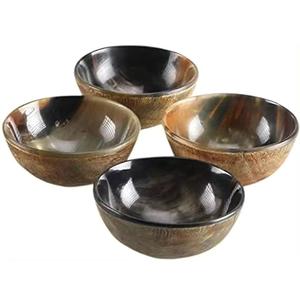 Utensilios de cocina de moda Cuerno decorativo Cuenco para servir Ensaladera clásica para uso en el hogar y restaurantes Cuencos para servir alimentos - Product Image 1