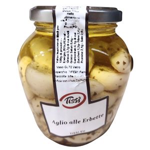 Tissi - Verduras en Aceite con Ajo y Hierbas Saladas, 314 ml, Paquete de 6 Unidades, Encurtidos - Product Image 1