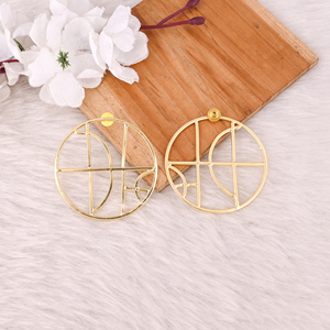 Wholesale Lot 25 Pairs <b>Yellow</b> Gold Plated Brass Unique Designer Stud Earring Handmade Jewelry Christmas Gifts Earrings - Product Image 4