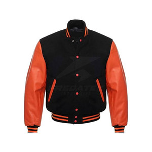 แจ็กเก็ตเลตเตอร์แมนสำหรับผู้ชายเสื้อคลุมกันหนาวดีไซน์ตามสั่ง - Product Image 1