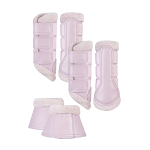 Bottes de brossage pour chevaux professionnelles avec rembourrage absorbant les chocs, protection complète des tendons du jarret, bottes personnalisées OEM Pakistan - Product Image 1