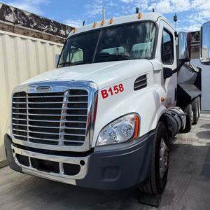 รถบรรทุกพ่วงพื้นเรียบขนาด 10 ล้อ เครื่องยนต์ดีเซล สำหรับงานหนัก ขนส่งตู้คอนเทนเนอร์ และขนส่งทางถนน - Product Image 2