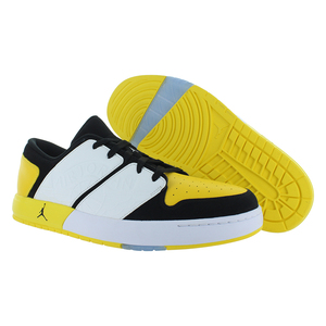 Zapatos Nike Jordan NU Retro 1 Low para hombre Color: Negro/Blanco/Amarillo Tour 100% auténtico - Product Image 2