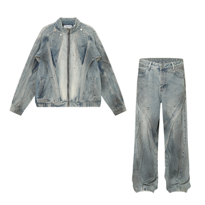 Ensembles de vestes et de jeans en denim pour hommes vente en gros - Product Image 3