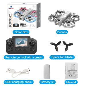 NOUVEAU Mini Drone KF600 Caméra 4K Évitement d'Obstacles Transmission en Temps Réel FPV Quadricoptère Photographie Aérienne UAV Contrôle par Écran - Product Image 6