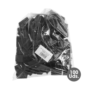 Contera Plástica Rectangular Interior Color Negro 50x30 mm Bolsa 100 Unidades. - Product Image 3