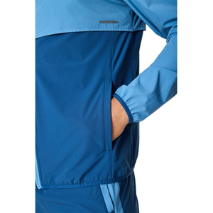 Ensemble coupe-vent personnalisé pour hommes-Veste courte et jogging Survêtement deux pièces à fermeture éclair Vêtements d'hiver en polyester - Product Image 6
