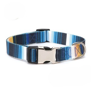 <span class=keywords><strong>Collar</strong></span> de perro Cobello de nailon y algodón mixto de alta calidad impreso con opciones de color y decoración de cintas disponibles en diferentes tamaños - Product Image 4