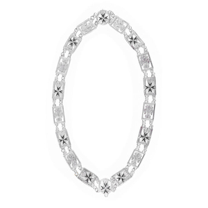 คอเสื้อโซ่อิฐ2025คอแบบโซ่คุณภาพพรีเมียมคอแบบมอลต้าชุบเงินคุณภาพระดับต่ำ - Product Image 1