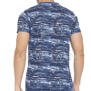 Camisetas de sublimación de manga corta sueltas informales de nuevo diseño para hombre, ajustadas con opciones de tamaño personalizado - Product Image 3