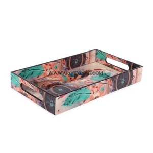 Diferentes diseños y formas hechas a mano, aspecto único, comida y fechas, Bandejas para servir, recién llegados, artículos de mesa para restaurante, bandejas para servidor - Product Image 2