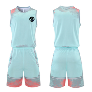Uniforme de basketball respirant à manches courtes de haute qualité, 100 % polyester, unisexe, pour adultes, vente en gros, faible MOQ, vêtements de sport imprimés - Product Image 4