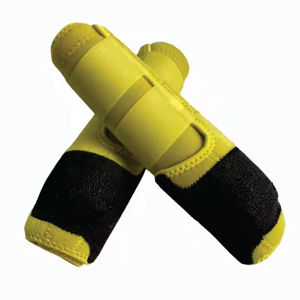 Vente flash : Bottes de protection en néoprène réglables avec sangle croisée, protection des tendons avant et arrière, modèle IRON FARRIER TOOLS IT-901 - Product Image 1