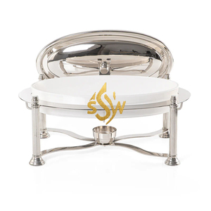 Plato de frotamiento hecho de alambre de hierro y metal de acero inoxidable, plato para servir con la más alta calidad, plato de frotamiento decorativo de Catering, Color negro - Product Image 4