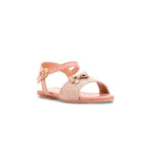 Sandalias formales de tacón rosa para niñas KD9590 - Product Image 2