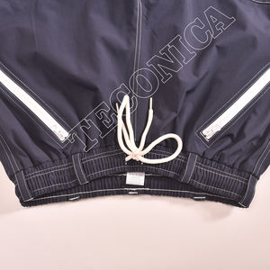 Pantalon de neige marine de vente chaude avec panneau blanc grandes poches cargo à glissière tissu coupe-vent imperméable et coupe ample - Product Image 3