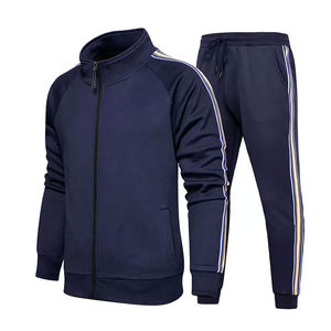 Chándales Conjuntos para correr Ropa deportiva para hombre Otoño Invierno 2 piezas Sudadera Pantalones Marca Azul Jogging Ropa Traje deportivo - Product Image 4