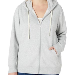 Sudaderas con capucha y sudaderas con cremallera personalizadas de gran tamaño orgánico algodón con cremallera completa 100% empresa de fabricación niñas Sudadera con capucha mujeres - Product Image 4