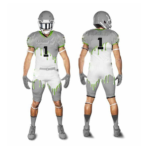 2025 uniforme de fútbol americano con logotipo personalizado profesional equipo de talla grande transpirable de secado rápido - Product Image 2