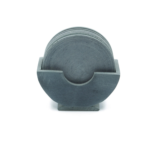 ชุดจานรองแก้วหินอ่อนสีเทาจากโรงงานอินเดีย ดีไซน์ทันสมัย สำหรับใช้ในบ้านและสำนักงาน ราคาจากผู้ผลิต - Product Image 1