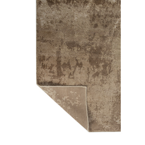 Uvenuti Abstract Pattern Beige & <b>Brown</b> Hand Knotted <b>Wool</b> & Bamboo Silk Rug for Home-LRB-5027 - Product Image 5