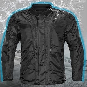 Chaqueta de moto Enduro de tela Cordura personalizada para hombre para invierno a prueba de viento, ropa de carreras con acolchado de espuma, protección contra impactos - Product Image 2