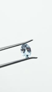 Piedra Preciosa de Aguamarina Natural, Corte Oval Facetado, Azul Cielo, 7x5mm, Alta Calidad, Certificada por Terceros, Piedra Suelta para Joyería - Product Image 5