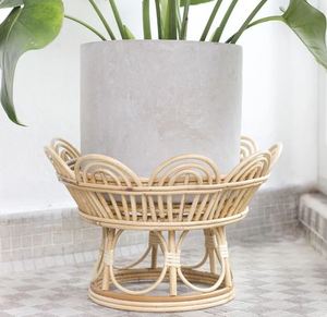 Handmade planters customized handmade decorative Rattan wicker planters stand flower <b>pots</b> stand for indoor outdoor plants <b>pots</b> - Product Image 1