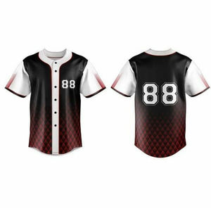 Vente en gros de chemise de softball 100% polyester de haute qualité pour hommes, sublimation sur mesure, maillot de baseball au prix de gros Oem - Product Image 2