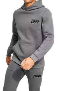 Survêtement d'hiver 100% coton pour hommes du meilleur fournisseur, motif solide, léger, respirant et à séchage rapide, Offre Spéciale - Product Image 3