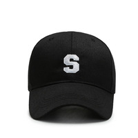Gorra de béisbol de lujo de alta calidad, 6 paneles, 100% algodón, para hombre, estilo clásico deportivo plateado.