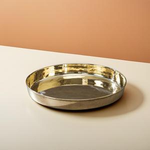 Ensemble d'assiettes en laiton ethnique pour servir des repas Assiettes Thaali traditionnelles durables pour la maison et les fêtes - Product Image 1