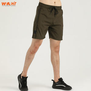 Pantalones Cortos Deportivos de Verano para Hombre, Ligeros, de Poliéster/Algodón, Estilo Urbano, Transpirables, de Secado Rápido, Diseño Deportivo de Alta Calidad, Color Sólido - Product Image 3