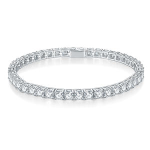 Bracelet de tennis personnalisé en argent sterling 925 cultivé en laboratoire avec diamant nouvelle collection pour femmes - Product Image 1