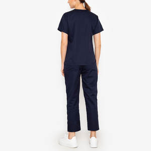 Polyester fait extensible hôpital porter des femmes gommage uniformes ensembles/dernière conception femmes élégant médical gommages uniforme d'allaitement - Product Image 3