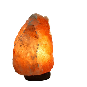 Lampe au sel naturel de l'Himalaya de couleur personnalisée Lampes au sel en cristal naturel emballées dans une forme naturelle - Product Image 1