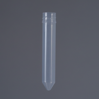 Tubo de Ensayo de Plástico de 10 ml para Centrifugadora, No Estéril, Compatible con Sistemas de Vasos de Orina, Manipulación Estándar de Muestras de Laboratorio