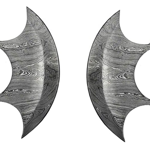 Cuchillo Ulu de Acero de Damasco Hecho a Mano con Hoja Ancha - Duradero, Apto para Lavavajillas, Ecológico para Cocinar y Picar a Diario, de Pakistán - Product Image 3