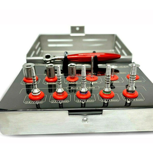 Kit d'expansion osseuse dentaire professionnel en acier inoxydable 12 pièces, kit de levage de sinus, disques de scie de précision pour chirurgie implantaire - Product Image 6