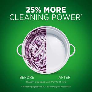Cápsulas para Lavavajillas Cascade Complete, Detergente para Lavavajillas, Aroma a Limón, ActionPacs, Productos de Limpieza, 78 Unidades - Product Image 3