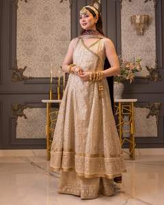 Designer broderie lourde multicolore mariée Lehnga Choli pour la fête de mariage porter dessiné à la main impression femmes en gros 0155 - Product Image 3