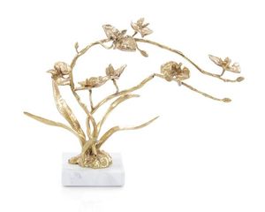 Pièce de décoration moderne écologique très vendue, durable, dorée, avec base en marbre, autocollante, pour salon et décoration intérieure - Product Image 5