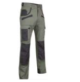Pantalon de peintre à taille réglable best-seller vêtements de travail en gros pantalon en tissu polyester et coton à l'entrejambe renforcé à l'avant et à l'arrière