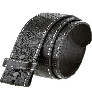 SANGLE DE CEINTURE EN CUIR OUTILLÉ GRAVÉ WESTERN VÉRITABLE EN TROIS COULEURS VARIANTES ET TAILLES PERSONNALISÉES - Product Image 5